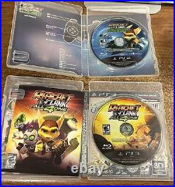 PLAYSTATION 3 RATCHET & CLANK 7 Game Lot NEXUS All 4 One COLLECTION Booty PS3