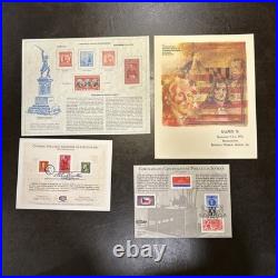 Philatelic Stamp Show Souvenir Cards, All From 1976 LOT OF 45 Unique Collection