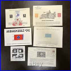 Philatelic Stamp Show Souvenir Cards, All From 1976 LOT OF 45 Unique Collection