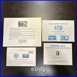 Philatelic Stamp Show Souvenir Cards, All From 1976 LOT OF 45 Unique Collection