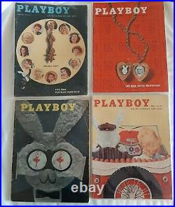Playboy Magazine Full Year Set 1957 All 12 Issues Complete Collection Nude Lot