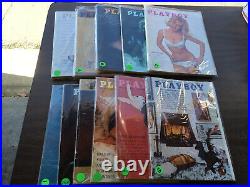 Playboy Magazine Full Year Set 1964 All 12 Issues. Complete Collection. Nude Lot