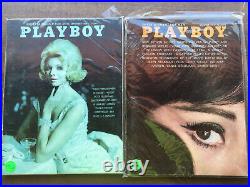 Playboy Magazine Full Year Set 1964 All 12 Issues. Complete Collection. Nude Lot