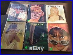 Playboy Magazine Full Year Set 1965 All 12 Issues. Complete Collection. Nude Lot