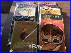 Playboy Magazine Full Year Set 1965 All 12 Issues. Complete Collection. Nude Lot