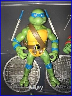 Playmates TMNT Classic Collection Lot Of 6. Rocksteady, Bebop And All 4 Turtles