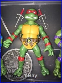 Playmates TMNT Classic Collection Lot Of 6. Rocksteady, Bebop And All 4 Turtles