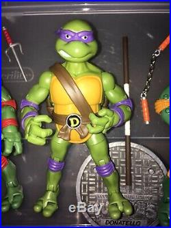 Playmates TMNT Classic Collection Lot Of 6. Rocksteady, Bebop And All 4 Turtles