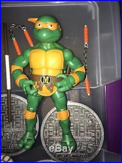 Playmates TMNT Classic Collection Lot Of 6. Rocksteady, Bebop And All 4 Turtles