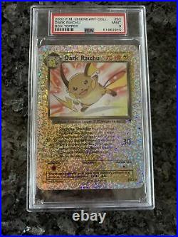 Pokemon 2002 Legendary Collection ALL 4 BOX TOPPERS S1-S4 PSA 9 MINT
