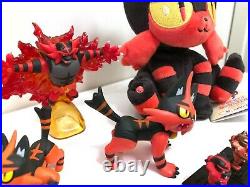 Pokemon ALL STAR SANEI Litten Plush TOMY MONCOLLE Figure Torracat Incineroar lot