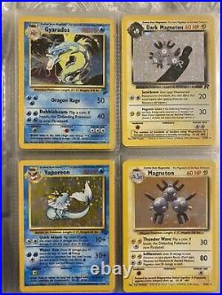 Pokemon Binder Collection Vintage Lv. X Lot 40 Holo & Rares Base All Included