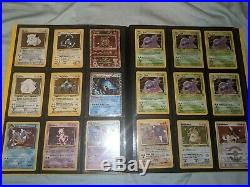 Pokemon Binder Vintage Lot 78 Cards ALL RARE HOLOS