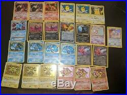 Pokemon Binder Vintage Lot 78 Cards ALL RARE HOLOS