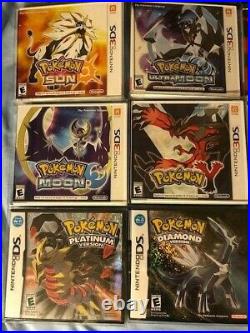 Pokemon Brand New Factory Sealed Games! Ultimate Collection! All Mint