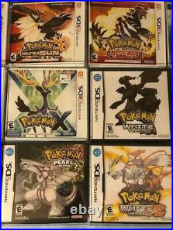 Pokemon Brand New Factory Sealed Games! Ultimate Collection! All Mint