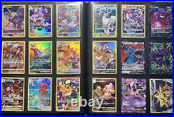 Pokemon Card Binder Collection Lot 313+ V/Vmax/Full Art/Shinys/Promos/All Holo++