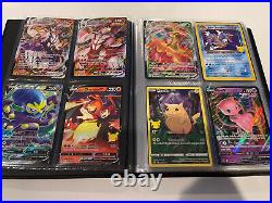 Pokemon Card Binder Filled Collection Lot All Holos & Ultra Rares 112 Cards