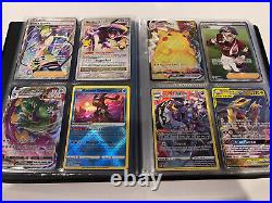 Pokemon Card Binder Filled Collection Lot All Holos & Ultra Rares 112 Cards