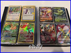 Pokemon Card Binder Filled Collection Lot All Holos & Ultra Rares 112 Cards