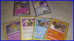 Pokemon Card Lot Ultra Rares all are out of booster packs and tin straight to sl