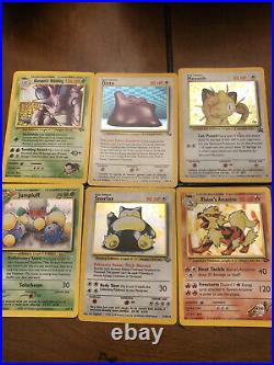 Pokemon Card Lot Vintage First Generation! Mostly HOLOs. All Rare Cards