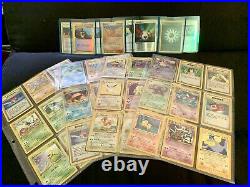 Pokemon Collection Binder Vintage. Almost All Near Mint 1st Edition. Shadowless