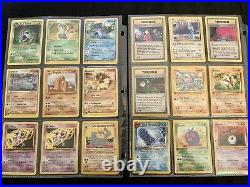 Pokemon Collection Binder Vintage. Almost All Near Mint 1st Edition. Shadowless