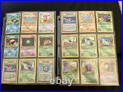 Pokemon Collection Binder Vintage. Almost All Near Mint 1st Edition. Shadowless