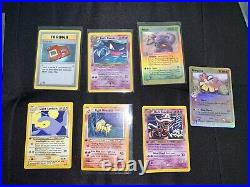 Pokemon Collection Binder Vintage. Almost All Near Mint 1st Edition. Shadowless