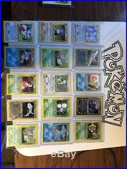 Pokemon Collection Lot 250 Vintage Holos 2500 Old Bulk Base Set All WOTC Cards