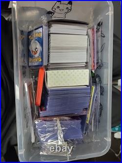 Pokemon Collection Lot All Rare Cards And Fully Sealed With Protector Cases