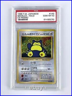 Pokemon Japanese CD Promo 1998 All Five Holos in PSA 10 GEM MINT