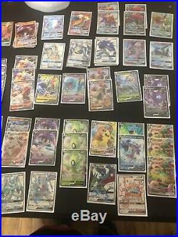 Pokemon TCG 105 Mixed Lot Holo, EX, GX, and Full Art cards ALL Pack Fresh