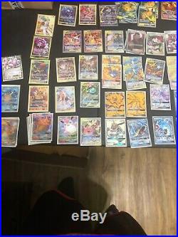 Pokemon TCG 105 Mixed Lot Holo, EX, GX, and Full Art cards ALL Pack Fresh