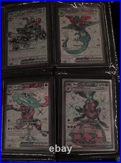 Pokemon TCG Binder Collection Lot (Toploaders)ALL 128 Cards Pictured MASTER BALL