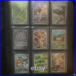 Pokemon TCG Top Loader Binder Collection All Hits SAR IR Ultra Rare Holos Mint