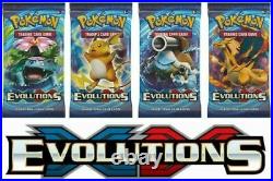 Pokemon XY12 Evolutions 4 Booster Packs All 4 Types Brand New And Sealed