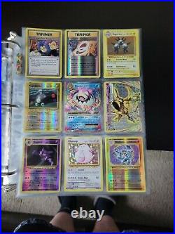 Pokemon binder collection lot mint condition all cards