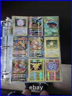 Pokemon binder collection lot mint condition all cards