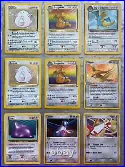 Pokemon cards collection, 47 all rare, 3-1st editions, 42 holo gen1/2, Fair-Mint