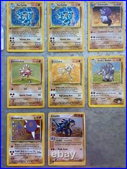 Pokemon cards collection, 47 all rare, 3-1st editions, 42 holo gen1/2, Fair-Mint