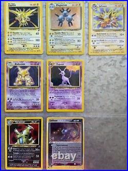 Pokemon cards collection, 47 all rare, 3-1st editions, 42 holo gen1/2, Fair-Mint