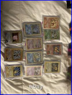 Pokemon cards lot vintage Huge Collection All Fossil Jungle Base Holo Cards Etc