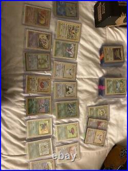 Pokemon cards lot vintage Huge Collection All Fossil Jungle Base Holo Cards Etc