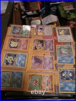 Pokemon tcg massive collection Vintage lot WOTC, SHADOWLESS, 1 EDITIONS HOLOS+