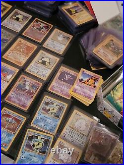 Pokemon tcg massive collection Vintage lot WOTC, SHADOWLESS, 1 EDITIONS HOLOS+