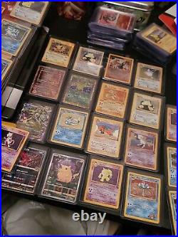 Pokemon tcg massive collection Vintage lot WOTC, SHADOWLESS, 1 EDITIONS HOLOS+