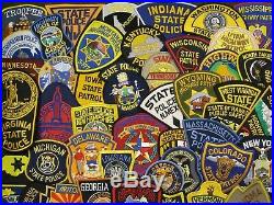 Police, State Police, Sheriffs Collector, Dealer Patch Lot 100 New All Different