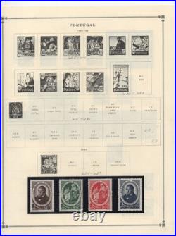 Portugal 1924-1958 Collection On 13 Album Pages All Mint Never Hinged